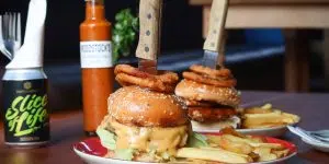 2-for-1 Burger Specials at Woodstock Brewery