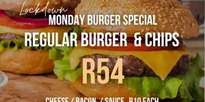 R54 Burger Special at Cattle Baron