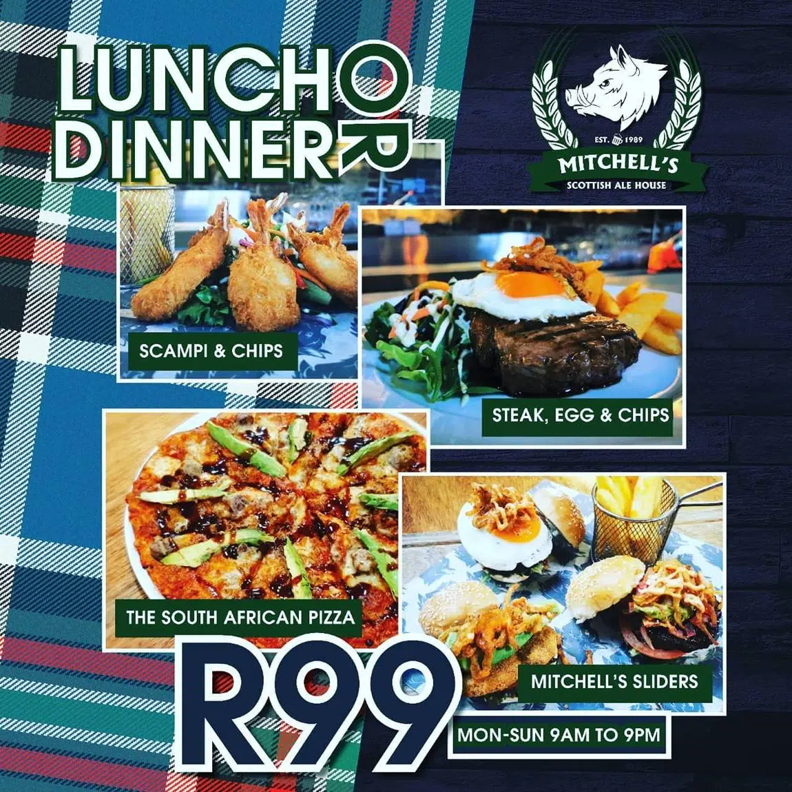 R99 Specials at Mitchell’s Scottish Ale House