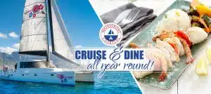 Waterfront Charters | Cruise And Dine Sunset Cruise for 2