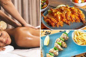 Luxury Couples Spa Package at Reflections Day Spa with a sharing Platter at Mozambik for 2
