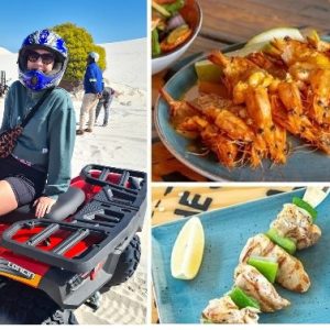 Quad Bike Dune Adventure at Wild X and Sharing Platter at Mozambik for 2