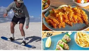 OnTours Private Sandboarding and Sharing Platter at Mozambik for 2