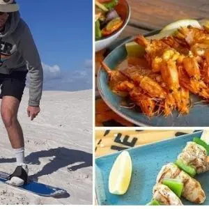 OnTours Private Sandboarding and Sharing Platter at Mozambik for 2