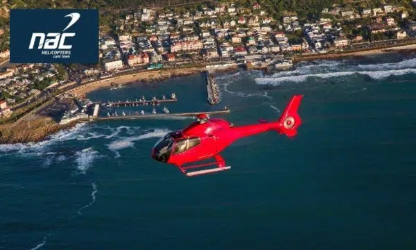 NAC Helicopters | Atlantico scenic helicopter flight to Hout bay for 1