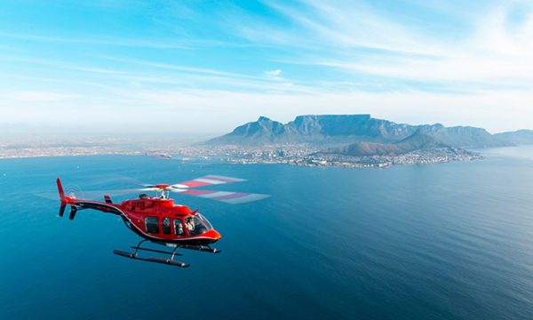 NAC Helicopters | Scenic hopper flight with 3-course meal for 1