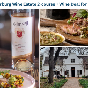 Nederburg Wines |  2-course + Red Wine Deal for Two