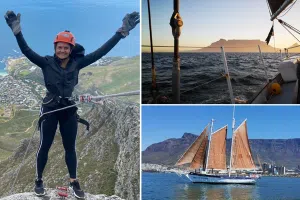Combo Deal | Table Mountain Abseil experience and Sunset Cruise (Spirit of Victoria) for 2
