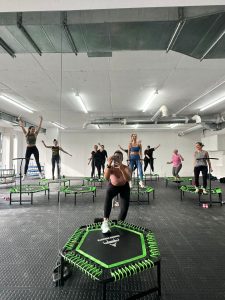 Tribe Fitness | A Month of Rebounding Classes at Sea Points Premier Rebounding Studio for one