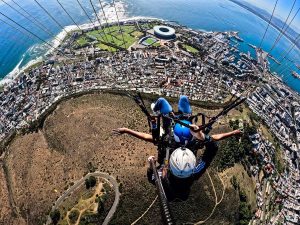 Airventures | Tandem Paragliding Flight with a View of Table Mountain