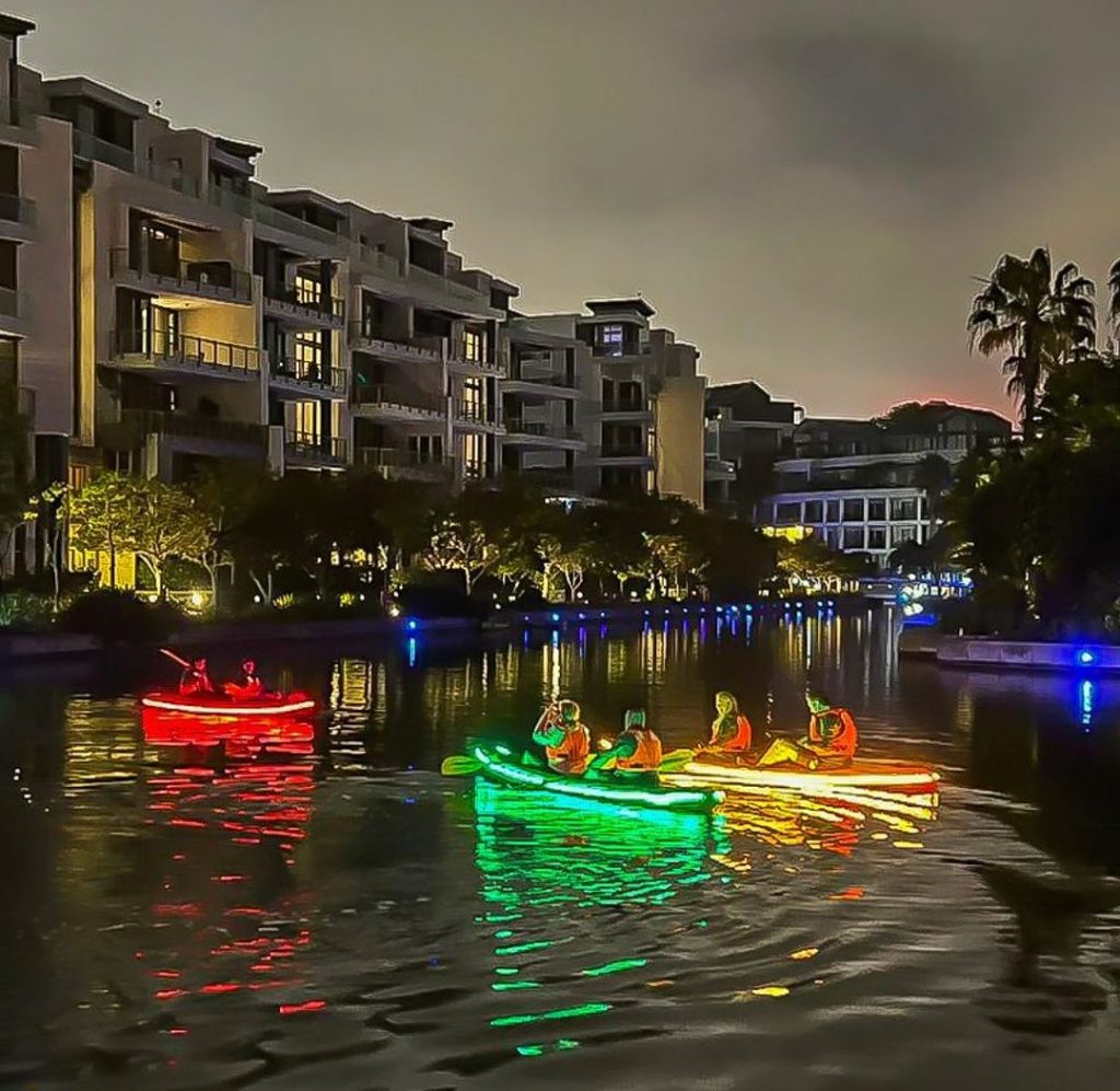 Experience the Magic of Night Kayaking in Cape Town Waterfront