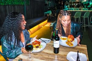 Allure Rooftop Lounge | Tropical Fiesta Burger Special & Bottle of Wine on Mondays For 2