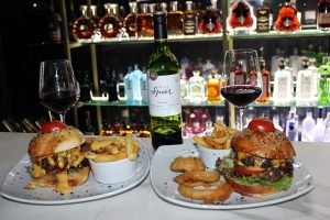 Allure Rooftop Lounge | Tropical Fiesta Burger Special & Bottle of Wine on Mondays For 2