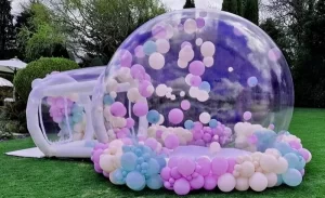 Big Mirage | For The Most Epic Kiddies Party Get this Bubble Tent incl Balloons and Jumping castle