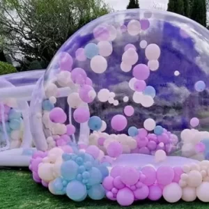 Big Mirage | For The Most Epic Kiddies Party Get this Bubble Tent incl Balloons and Jumping castle