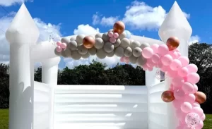 Big Mirage | For The Most Epic Kiddies Party Get this Bubble Tent incl Balloons and Jumping castle