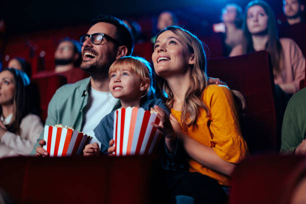 family at movies