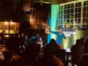 Ground Culture | A Comedy Evening Out For 2 Incl Burgers and Chips and Cocktails