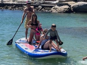 TK Promotions | 90 Min Penguin Giant Paddle Board Experience with a Guide for 4 People