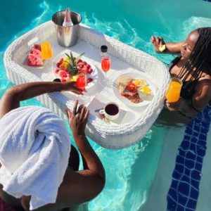 The Treat Day Spa | Summer Bliss Package For 2 incl a Pool tray with Snacks