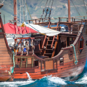 Jolly Roger | 60 min Daytime Pirate Ship Cruise For a Family of 4