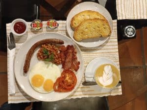 Cafe Evannah | Double Delight Breakfast and Cappuccinos for two