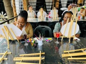 Art By Kemi | Join Us in a Sip & Paint Experience Incl a 30 Minute Massage for Two