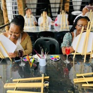 Art By Kemi | Join Us in a Sip & Paint Experience Incl a 30 Minute Massage for Two