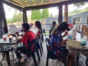 Art By Kemi | Join Us in a Sip & Paint Experience Incl a 30 Minute Massage for Two