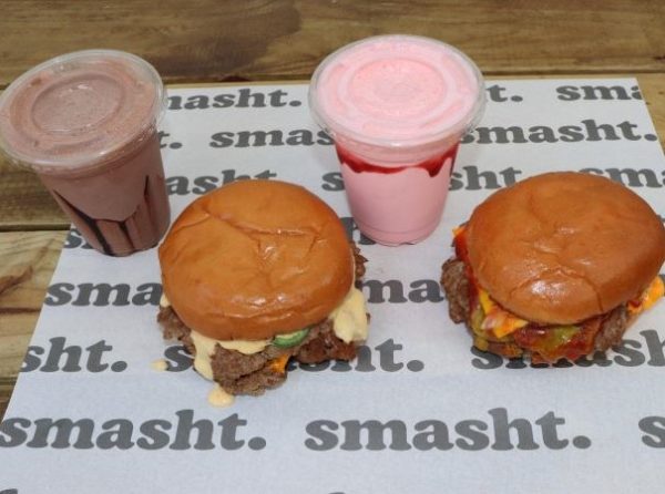 Smasht | 2 Double Smasht Burgers, 1 Loaded Fries and 2 Milkshakes