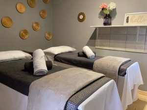 Vee Fab Beauty and Spa | Relax and Rejuvenate with a 90 min Spa Package incl Chacuterie Cup & Champagne for 2