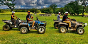 Adventure Zone | Group Adrenaline Rush With Quad Biking and Air Rifle for 4 People