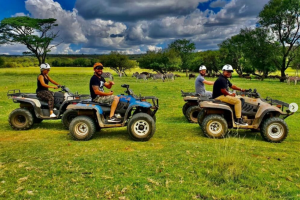Adventure Zone | Group Adrenaline Rush With Quad Biking and Air Rifle for 4 People