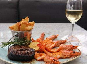 Belthazar | Out of This World Rump and Prawn Combo for 2 Incl a Glass of Wine