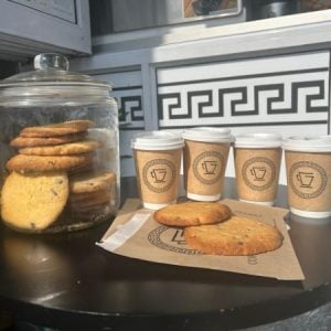 Georges Coffee Bar | Join Us and Get 4 Cappuccinos and 4 Delicious Choc Chip Cookies