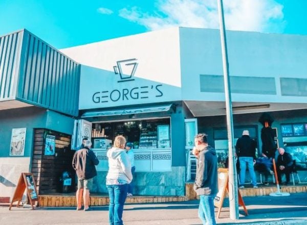 Georges Coffee Bar | Matcha Latte Lovin, Get 2  Large Ice Matcha Lattes and 2 Muffins