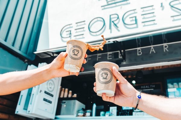 Georges Coffee Bar | Join Us and Get 4 Cappuccinos and 4 Delicious Choc Chip Cookies
