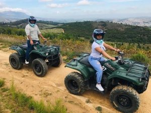 Makulu Adventures - Morgenhof | Ride the Mountain and Savour Wine, Quad Bike for 2 and A Btl of Morgenhof Wine