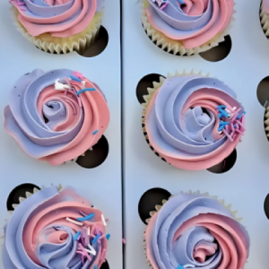 Honeybee Baker | 12 Cupcake Cakes on Order for Any Occasion, Colours at Your Own Choice