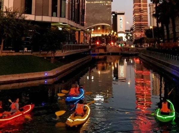 Kayak Adventures Cape Town | A 1 hour Guided Sunset & Night Kayaking Experience For 4 - Limited Offer