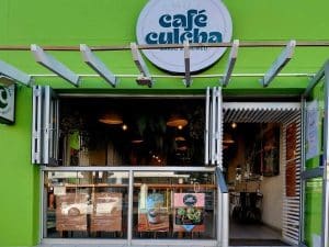 Cafe Culcha | Delicious Dbl Smash Cheese Burger for 2 Incl Iced Matcha & A Brownie with Ice Cream