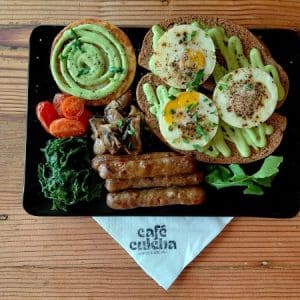 Cafe Culcha |  The Big Breakfast Feast, Five Delicious Breakfast Options for 2 Incl Various Lattes