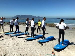 Cape Town Surf School | Conquer Waves With A Interactive Group Surf Lesson For 1 Incl Board and Wetsuit